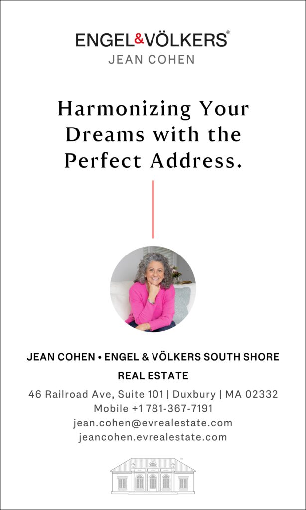 JEAN COHEN, REALTOR, ENGEL & VOLKERS SOUTH SHORE
